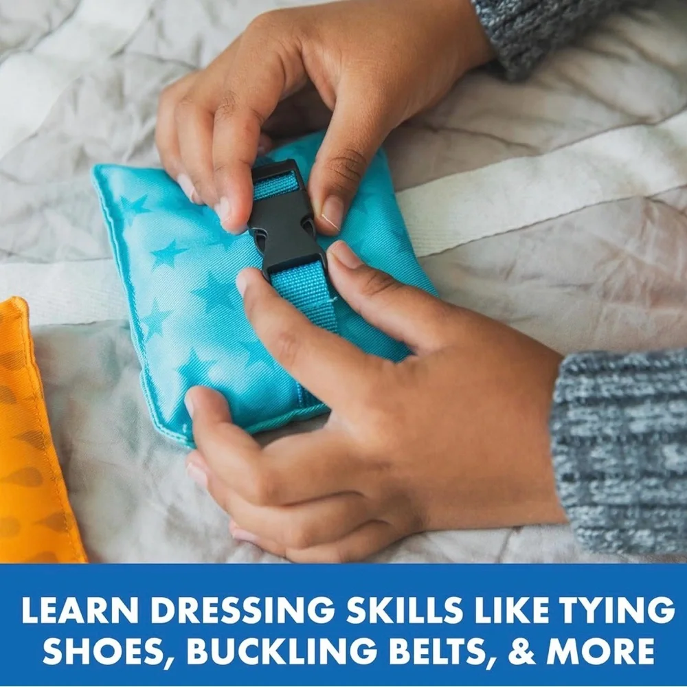 Educational Insights Dressing Bean Bags - Montessori - Occupational Therapy Toys